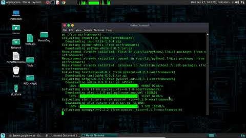 HOW TO INSTALL AND USE OSRFRAMEWORK ON KALI AND PARROT OS