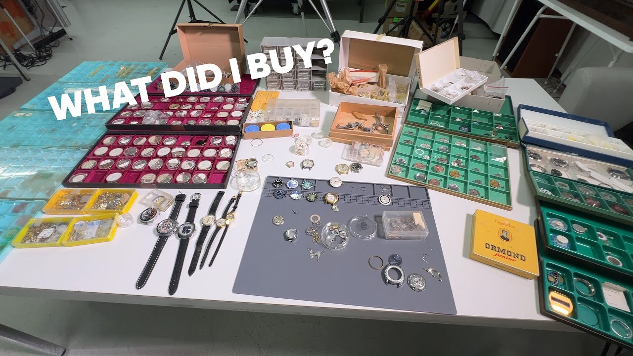 A Lot of Vintage Swiss Watch Parts