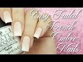 Easy Faded French Ombre Nails