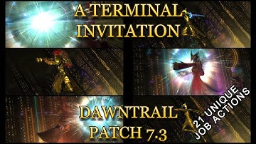 FFXIV - Dawntrail 7.3 Cutscene All Unique Job Actions