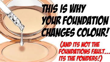 What foundations dont oxidize?