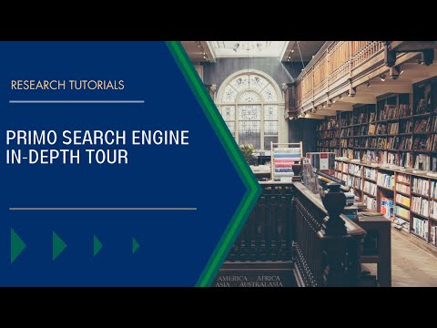 Primo Library Search Engine Tour and Overview
