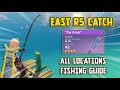 How to get R5 'The Catch' EASY! - ALL Fishing Locations | Quick Guide (Genshin Impact)