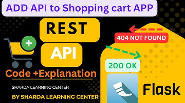 How to create REST API for shopping cart app |Python flask #pythonanddjangofullstackwebdeveloper