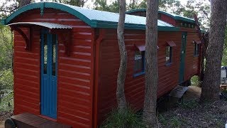 Amazing Tiny House built from old Train carriages