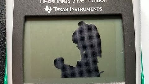 Bad Apple on a TI 84 Plus SE [Direct audio capture]