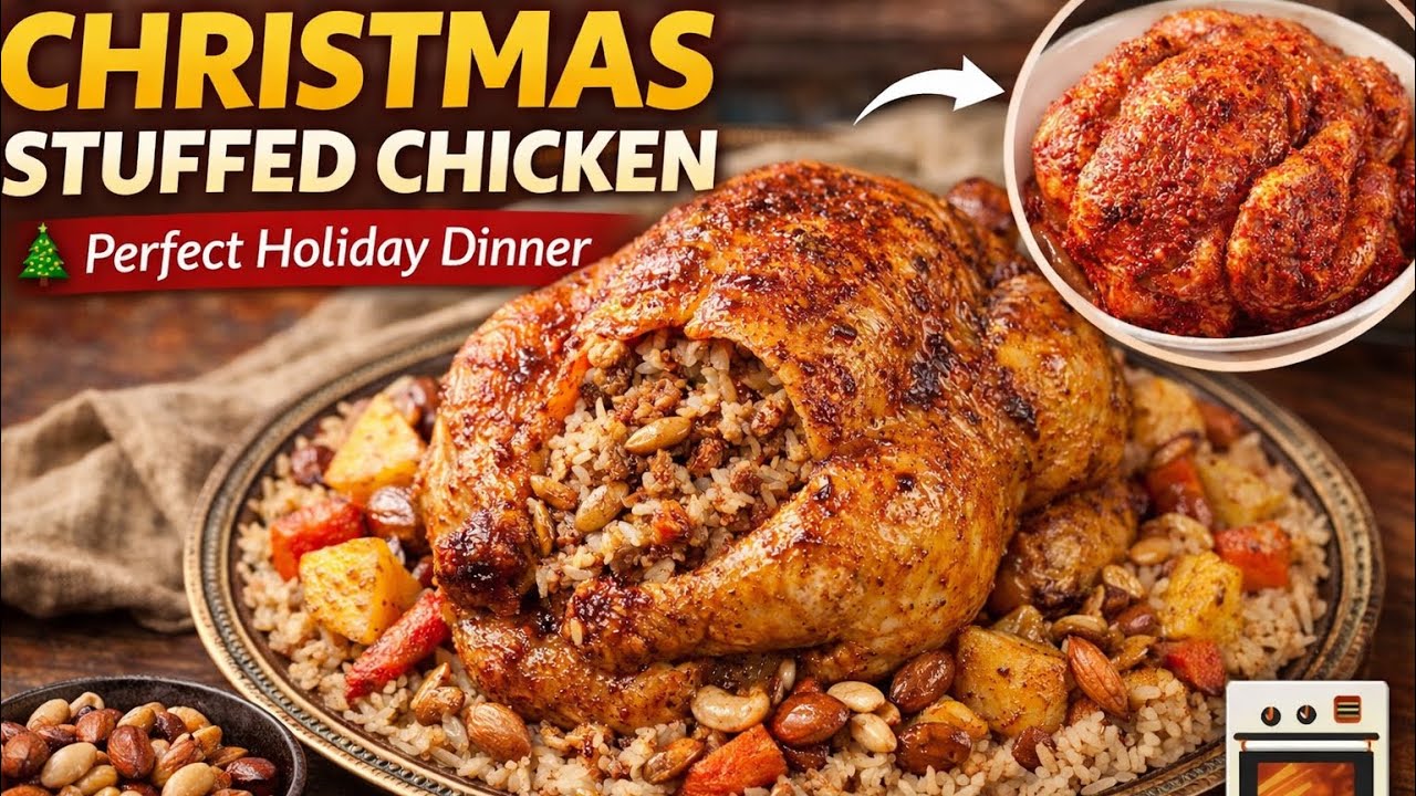 Christmas Stuffed Chicken | The Perfect Holiday Dinner