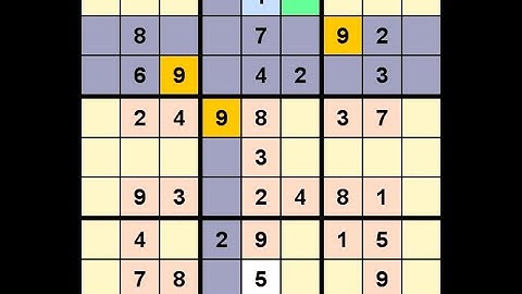 How to Solve Washington Times Sudoku Difficult May 5, 2022