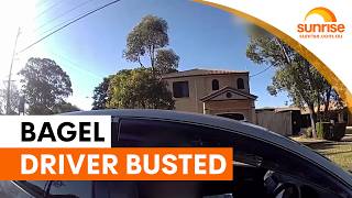 Bagel buttering driver busted and fined | Sunrise