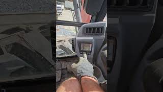 how to turn on the thumb on your Kubota excavator.