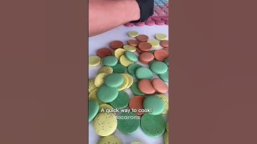 A quick way to cook #macarons #lesson