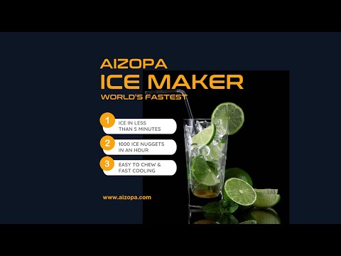 Introducing Aizopa - World’s Fatest Ice Maker