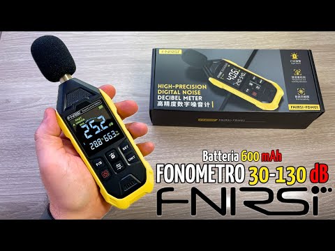 Новий Цифровий шумомір FNIRSI FDM01, видео 2