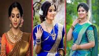 Saree With Jewellery For Party, saree jewellery, saree jewellery ideas for silk sarees screenshot 1