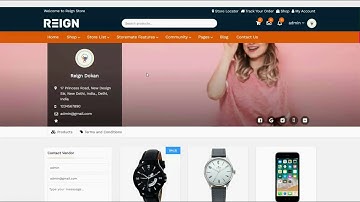 Map Dokan Pages - Reign Dokan Theme -  WordPress Multi Vendor