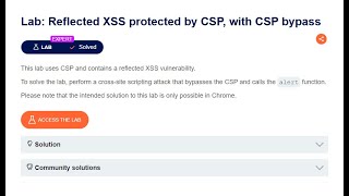 Reflected XSS protected by CSP, with CSP bypass