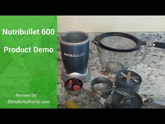Nutribullet 600 Series Demo and How to make a Nutribullet Green