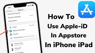 How To Connect Appstore With Apple ID - Use iCloud Account In Appstore On iPhone iPad screenshot 2