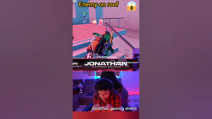 Jonathan rushing on roof     #jonathan #bgmi #pubg...