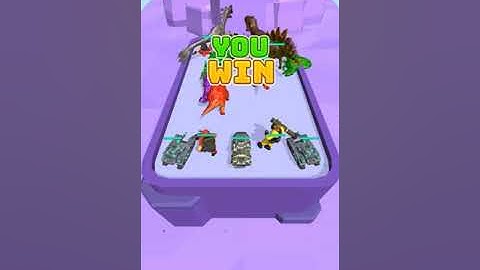 Merge Dinosaurs Battle Fight Level 71 - 80 Walkthrough