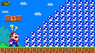 Can Mario Collect 999 Mini Mushooms in New Super Mario Bros.Wii?? | Game Animation