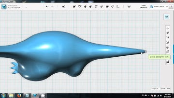 Autodesk 123D - Dinosaur Tutorial - Part 9