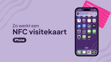 How an NFC business card works