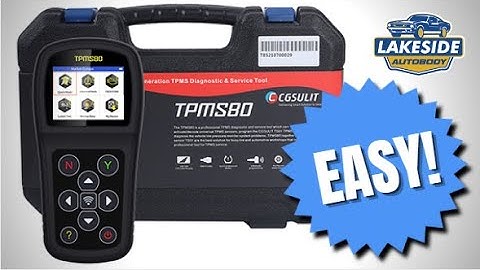 CGSULIT TPMS80 - Tire Pressure Monitoring System Service Tool Review