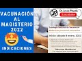 Vacuna de refuerzo al magisterio 2022