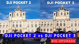 Dji POCKET 3 vs Dji POCKET 2, Camera Comparison 4K UHD 60FPS