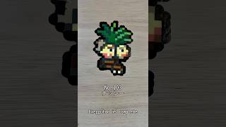 3つの顔、全員ちょっと表情違うの好きww #ナッシー #pokemon #アイロンビーズ #ポケモン図鑑 #short