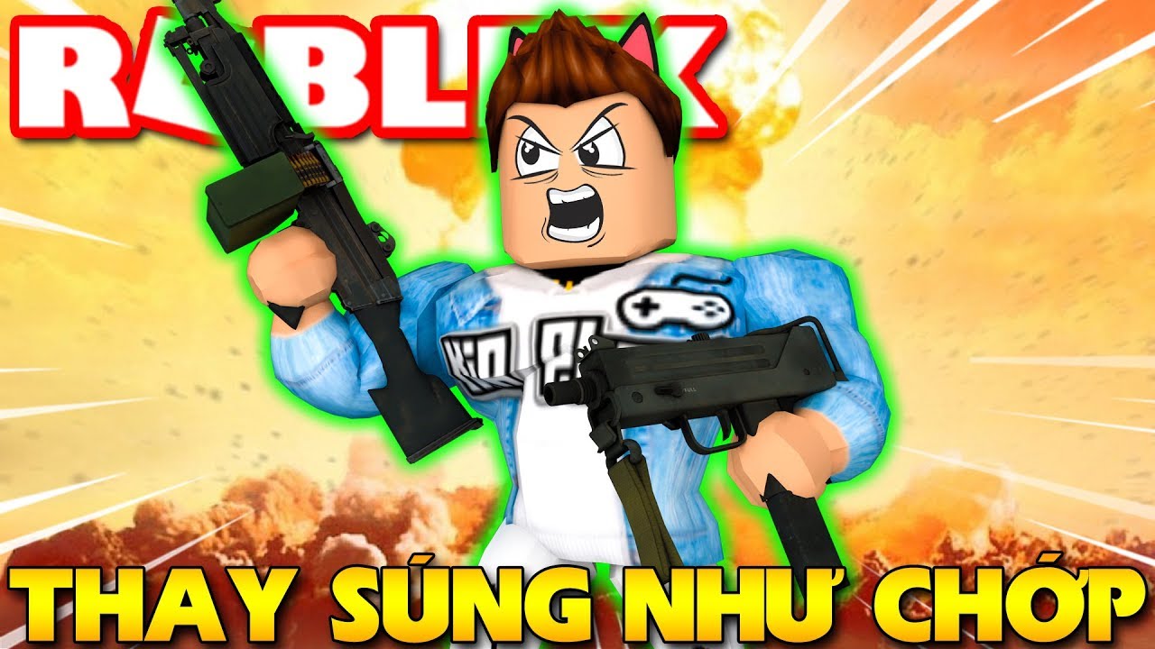 Roblox Kia Kill địch Thay Sung Nhanh Như Chớp Arsenal Kia Phạm Youtube - xem roblox ban sung