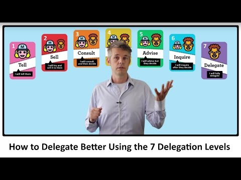 How to Delegate Better with the 7 Delegation Levels