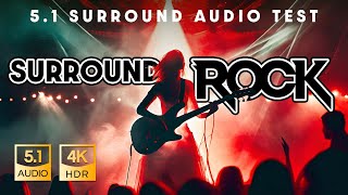 5.1 Test Music - Surround ROCK in 4K HDR - Hi-Res Audio