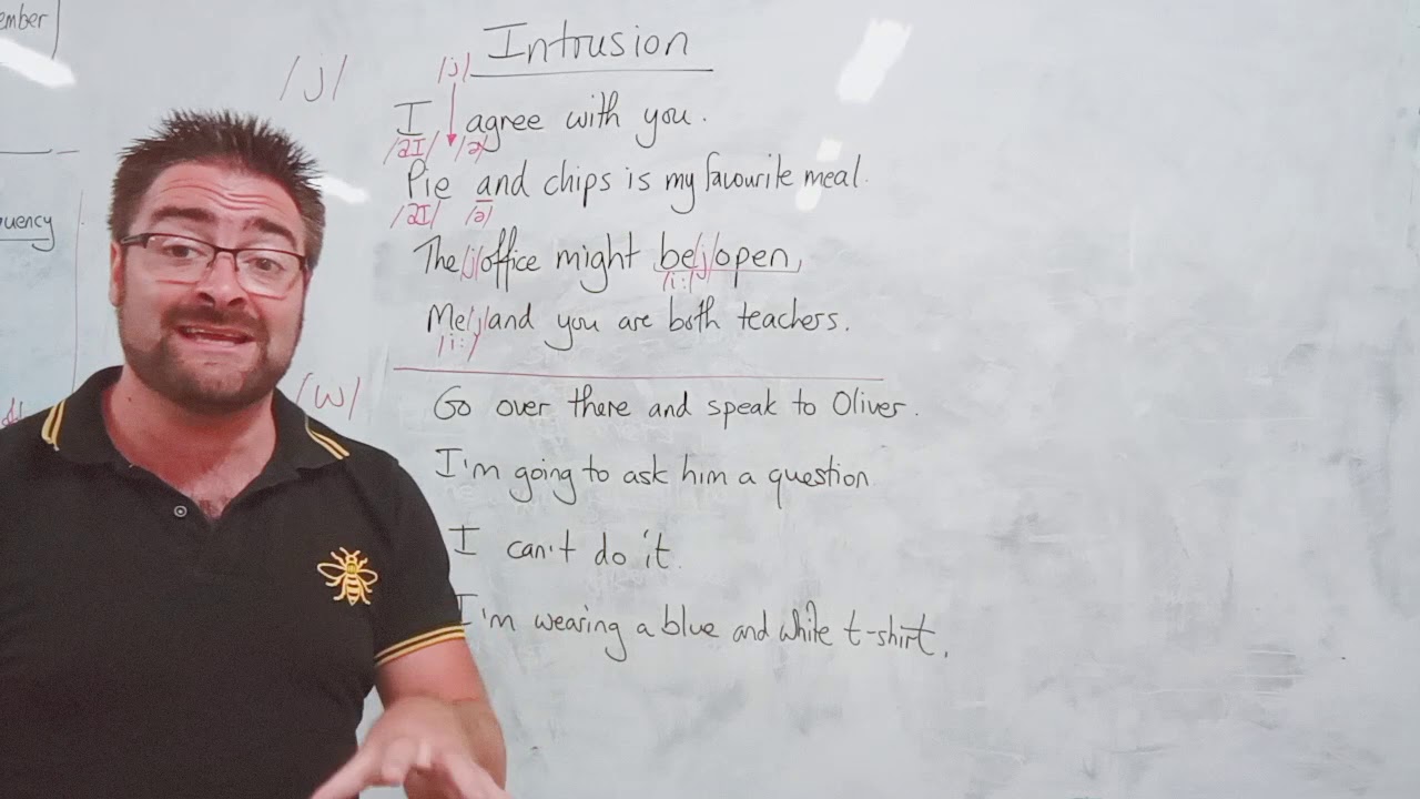 Connected Speech (the intrusion of /j/ and /w/