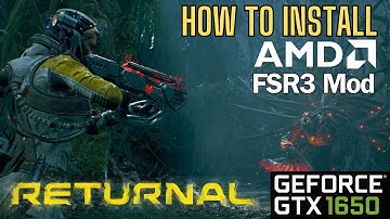 Returnal | Gtx 1650 Laptop | How to Install FSR3 Framegen Mod  #gtx1650 #fsr3 #returnal