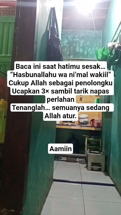 Sometimes we are too afraid, forgetting that Allah is always enough. #hasbunallah #dzikirhati #te...