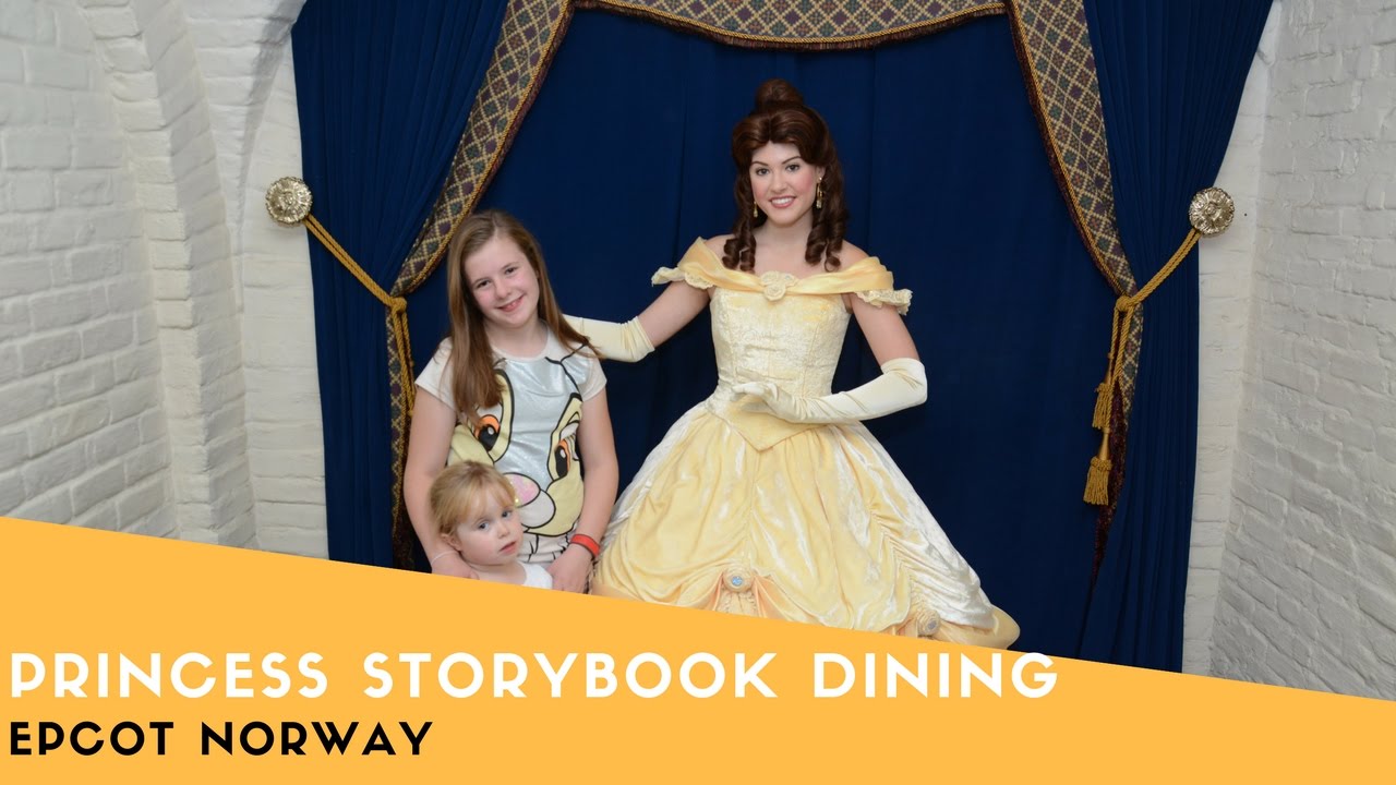Princess Storybook Dining Akershus Royal Banquet Hall Review YouTube