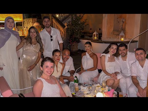 حفلة بيضا كلها فخامة تعالوا شوفوا كيف احتفلنا بالعروس والعريس