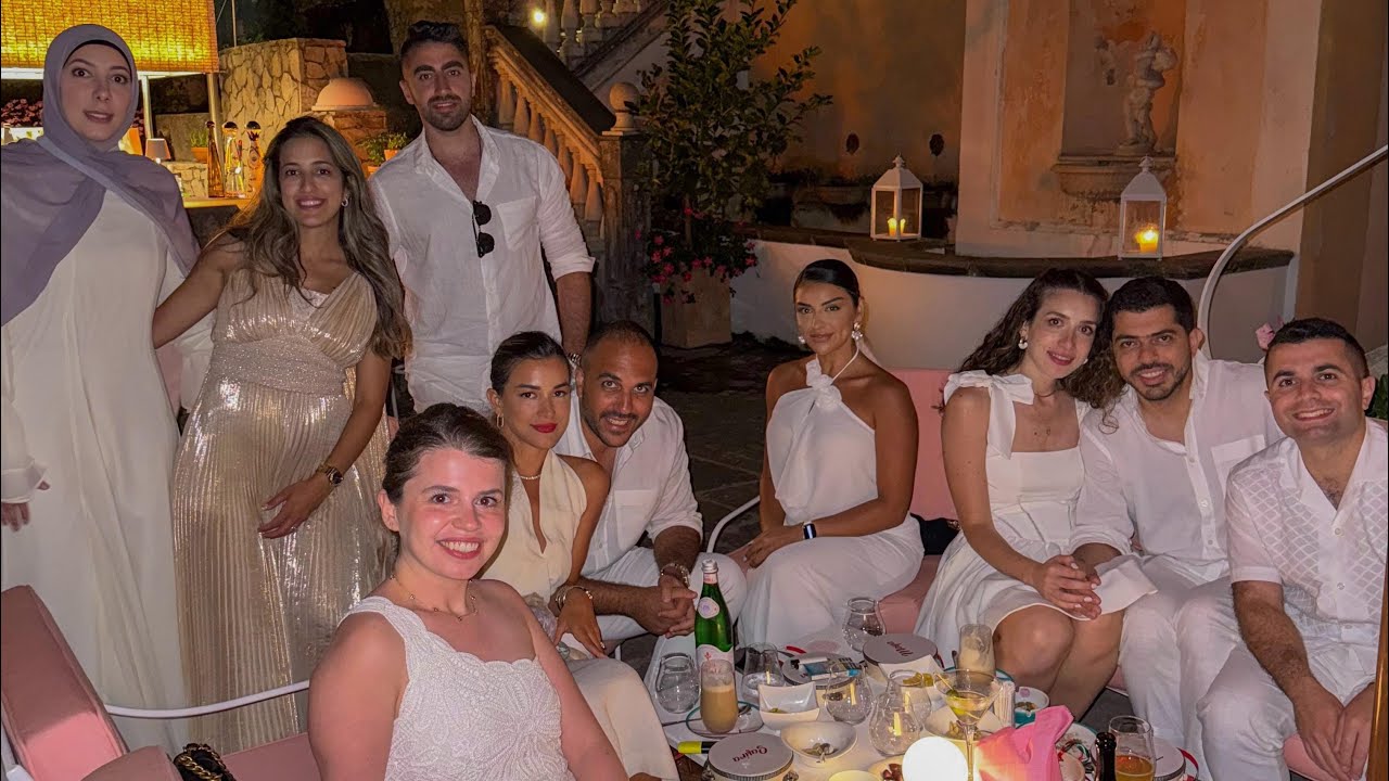 حفلة بيضا كلها فخامة! 🤍 تعالوا شوفوا كيف احتفلنا بالعروس والعريس! 💍✨