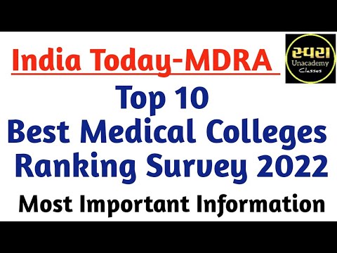 India top 10 Medical College list 2022 india today mdra ranking survey ...