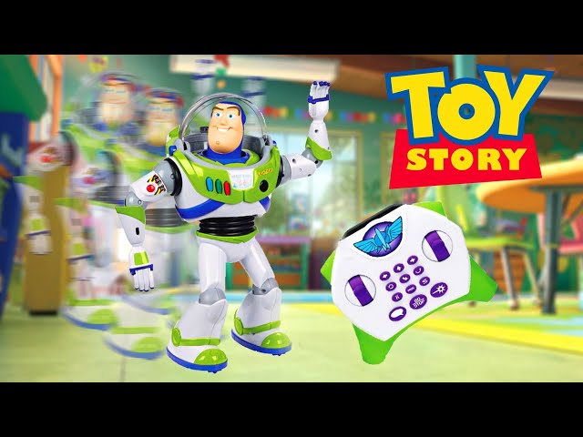 Boneco Toy Story Buzz Lightyear com controle remoto U-Command with remote  control Thinkway Toys - YouTube