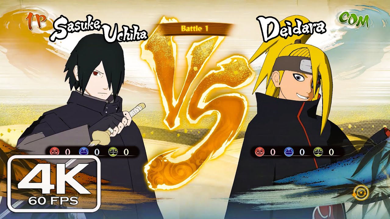 Sasuke Uchiha Naruto Uzumaki Naruto: Rise of a Ninja Deidara
