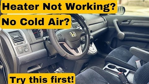2007 - 2011 Honda CRV Heater not working, No Cold Air, Blend door stuck EASY FIX