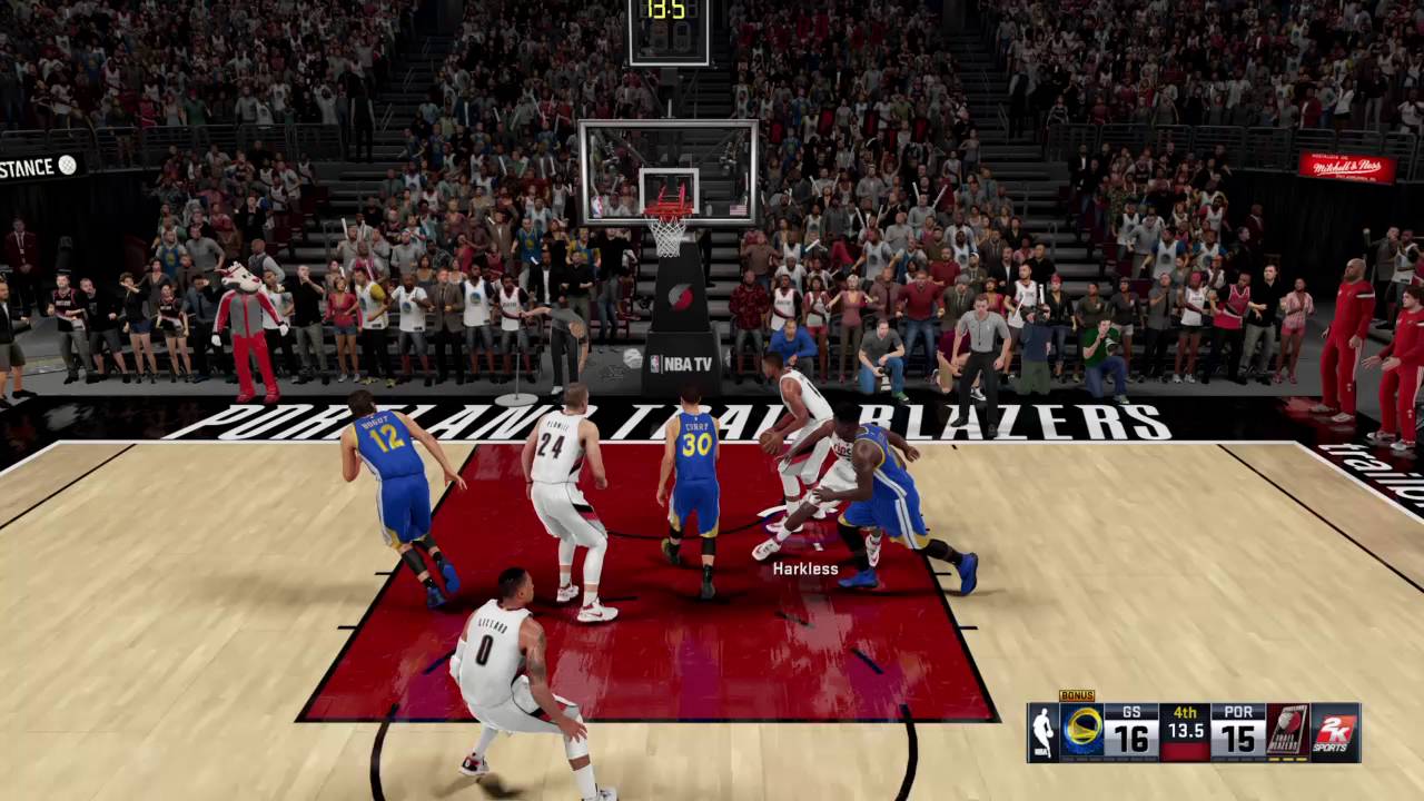 Game winning buzzer beater on 2k16! YouTube