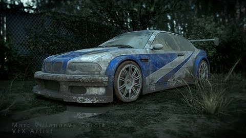 Substance Painter Texture Mastering - Abandoned BMW M3 GTR (Maya/Substance/Nuke) VFX School Project