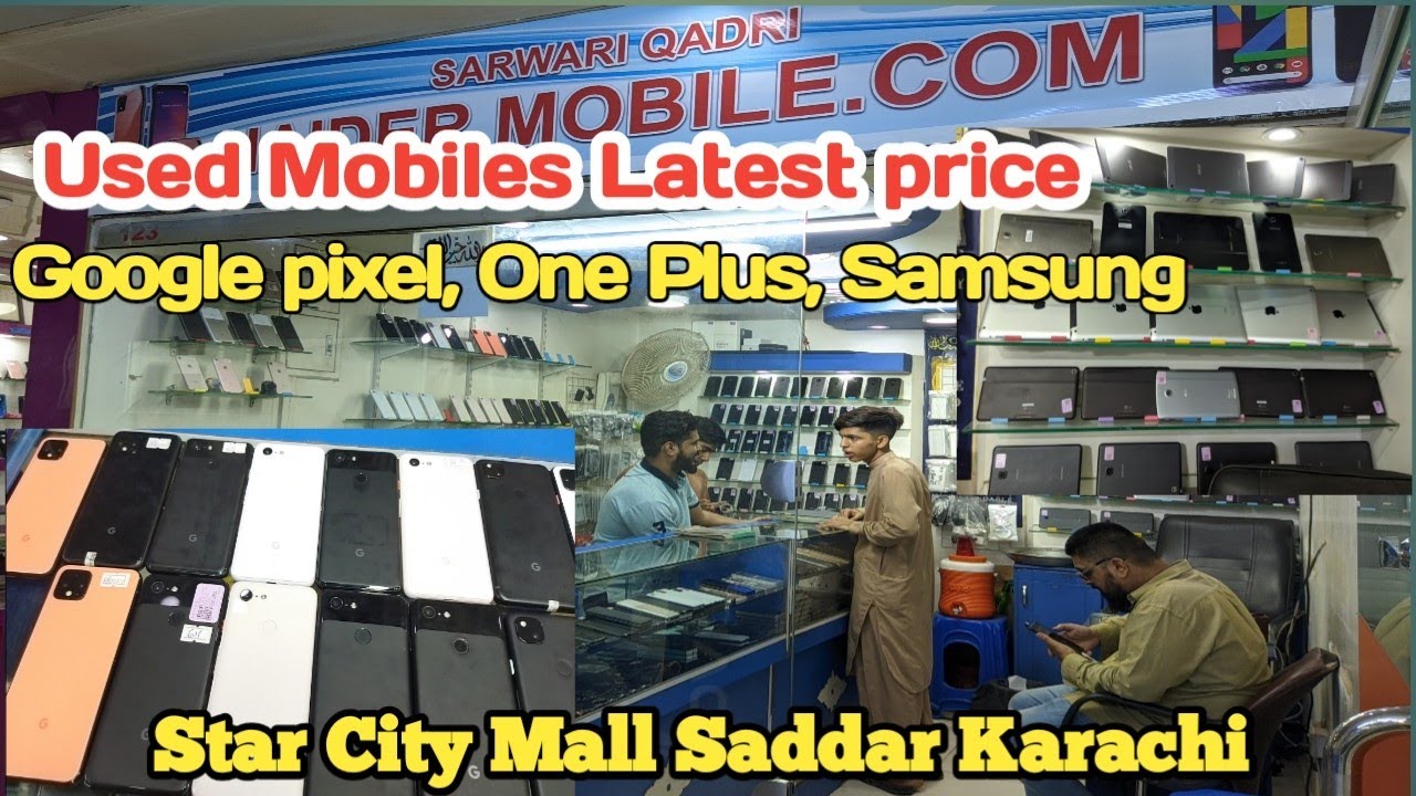 ⁣Used Mobiles Latest price 11-3-2022 | Used Tablet | Star City Mall | Google pixel | One Plus mobile