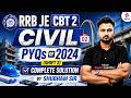 RRB JE Civil Engineering | RRB JE Civil Previous Year Question Paper | RRB JE Civil by Shubham Sir