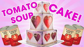 Tomato Soup Valentines Cake?!?! YOUVE BEEN DESSERTED