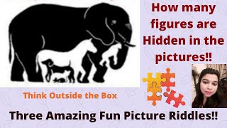 How many figures are hidden in this pictureFun Pictures Riddles!Viral Brainteasers stumped internet